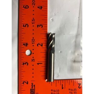 Bassett 3/8 4FL Cobalt Square End Mill 4 Flute 3/8 Shank 0524 Made in USA N25